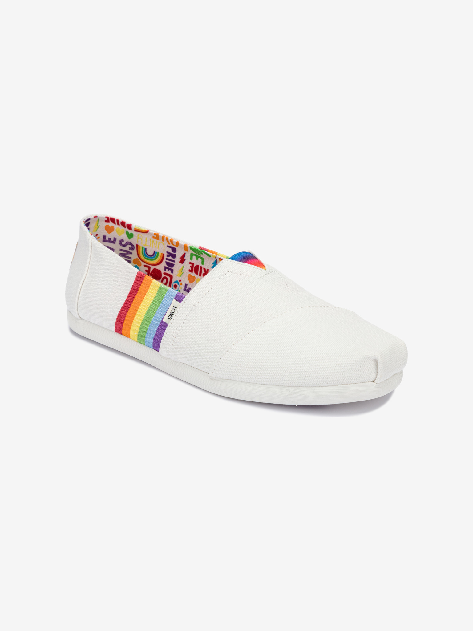 Obrázok Unity Rainbow Slip On TOMS | Biela | Pánske | 42