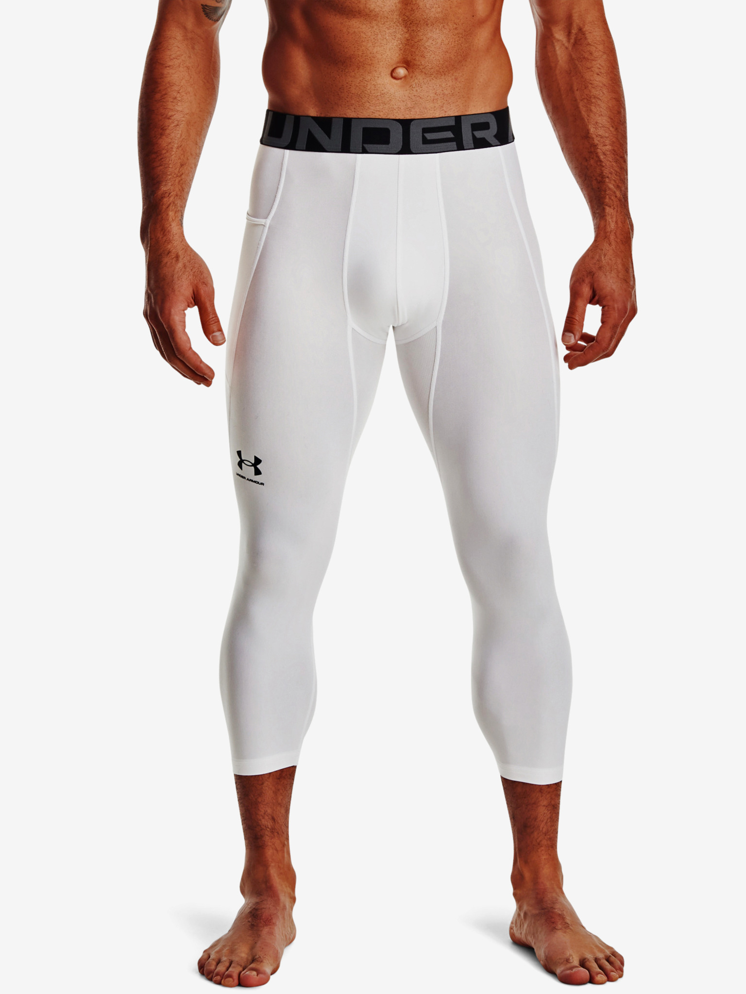 Obrázok HeatGear® Armour Legínsy Under Armour | Biela | Pánske | XXL