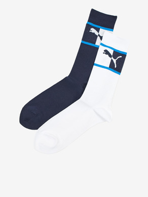 Puma Blocked Logo Sock Ponožky 2 páry