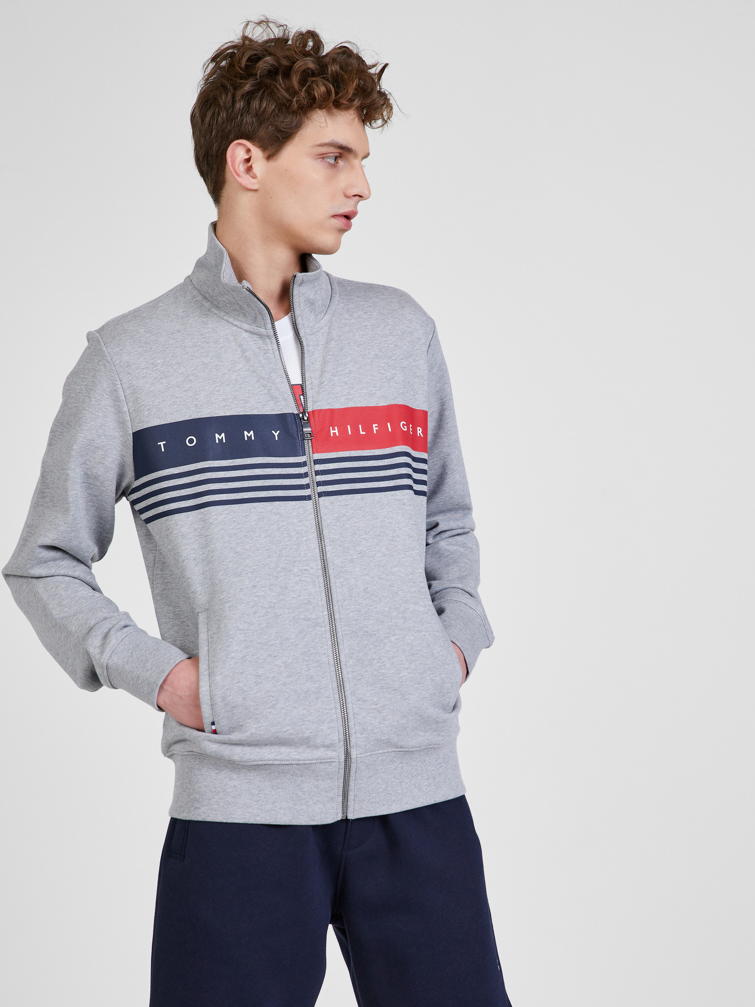 Obrázok Mikina Tommy Hilfiger | Šedá | Pánske | L