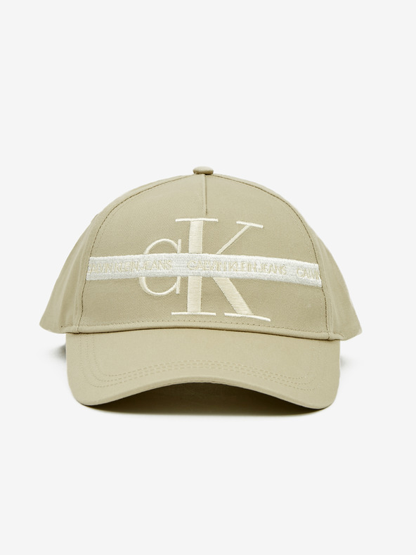 beige calvin klein cap