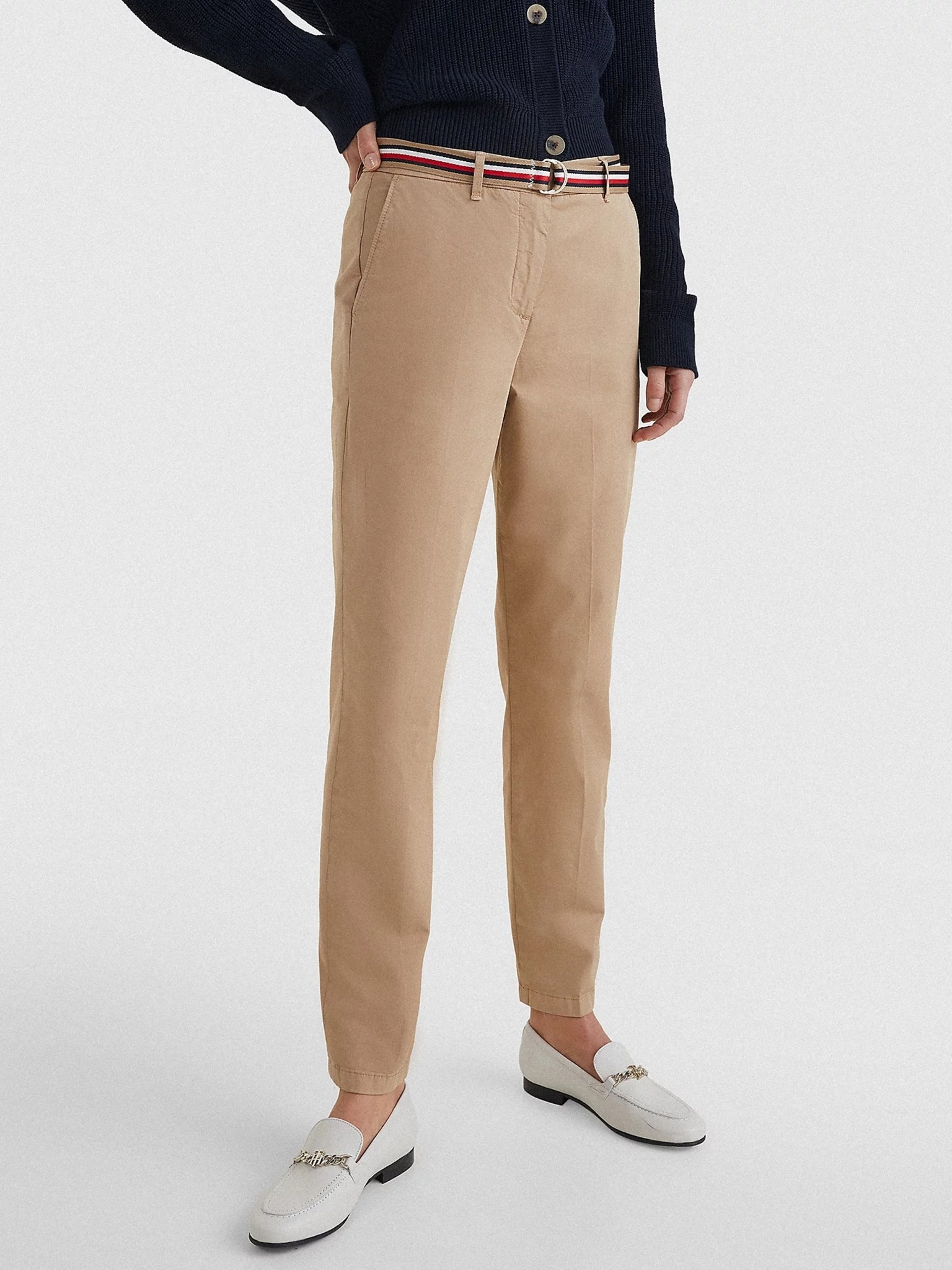 tommy hilfiger beige trousers