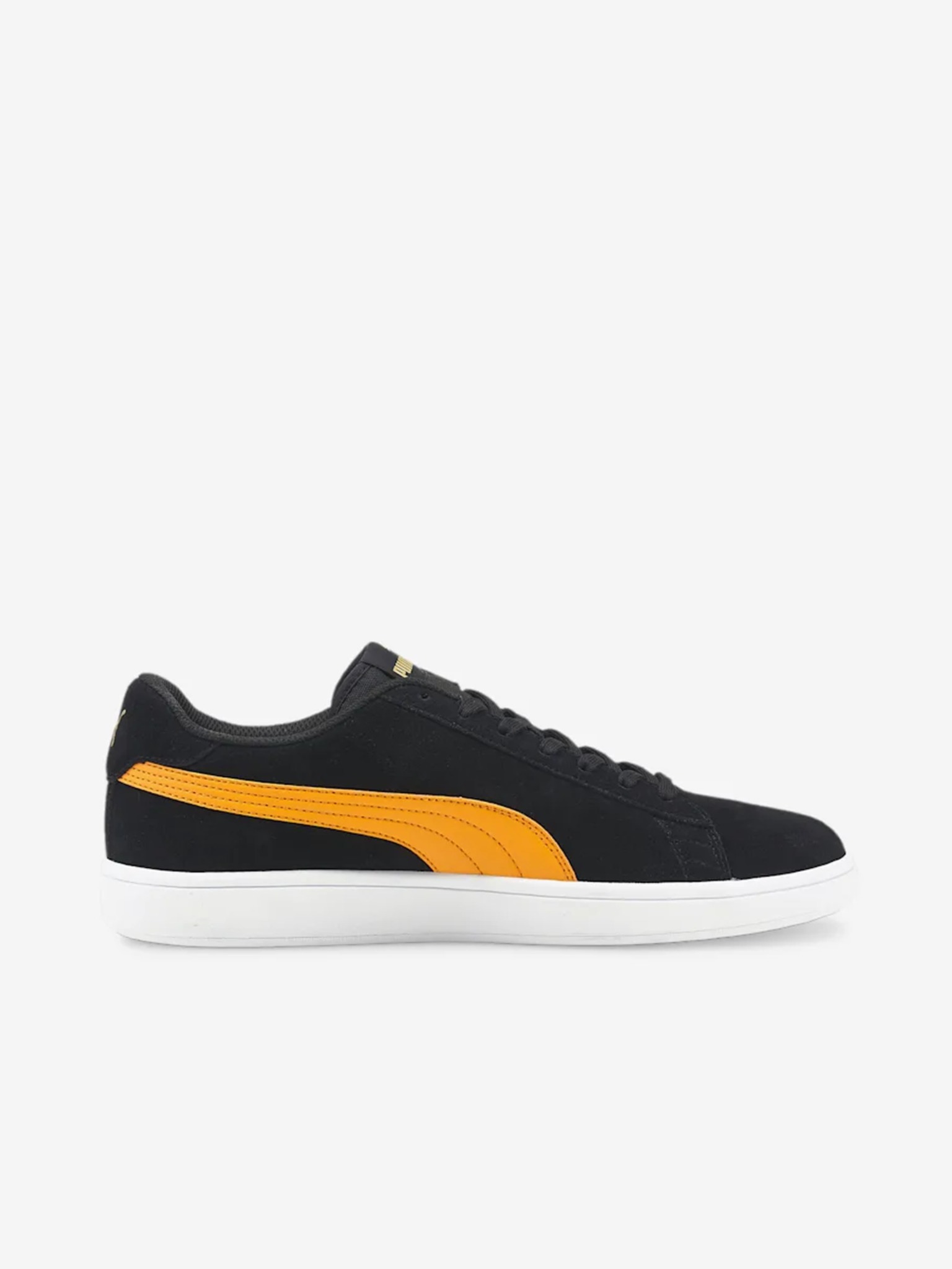 grey and yellow puma shoes
