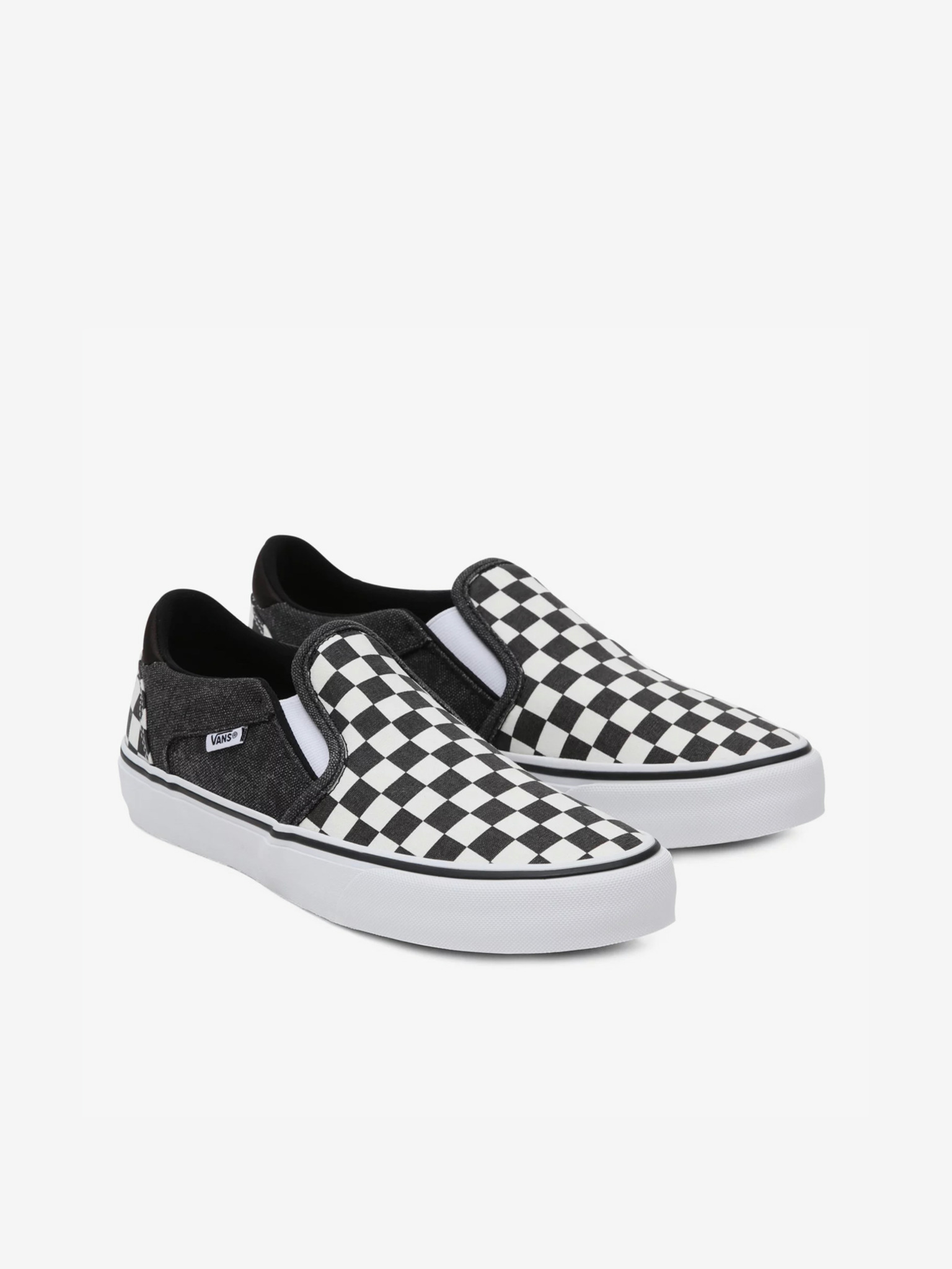 vans asher deluxe slip on