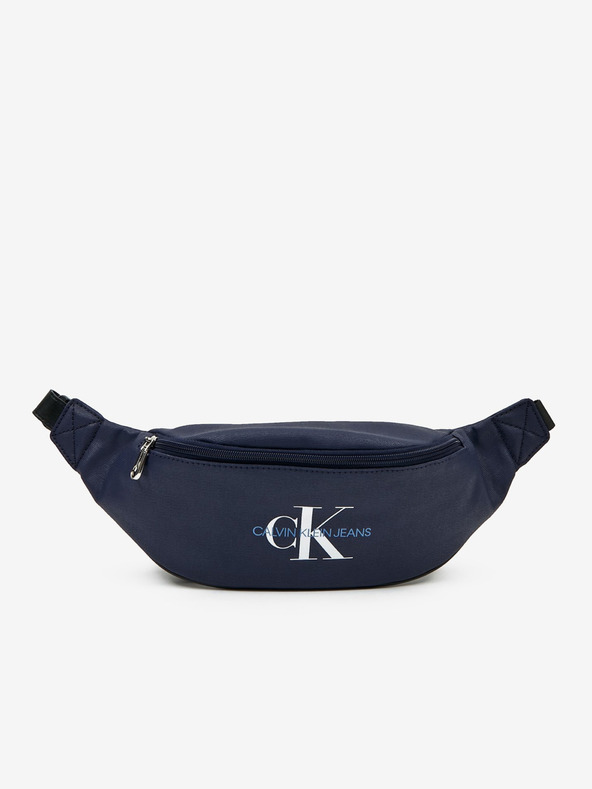 Calvin Klein Coated Cotton Round Waist bag Blau