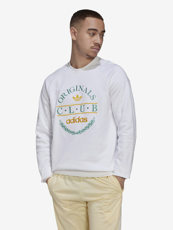 adidas Originals Club Sweatshirt Weiß