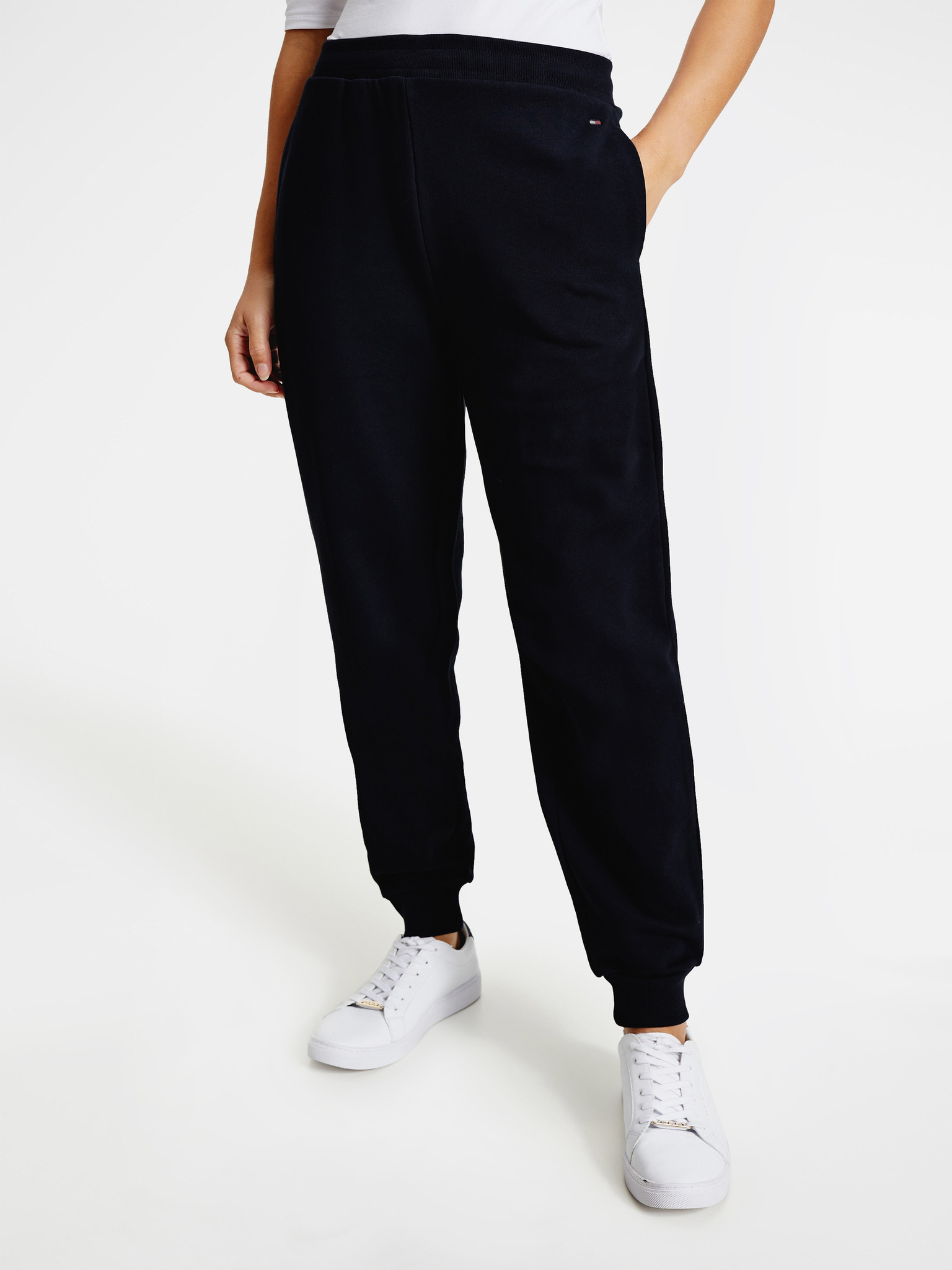 tommy hilfiger black joggers womens