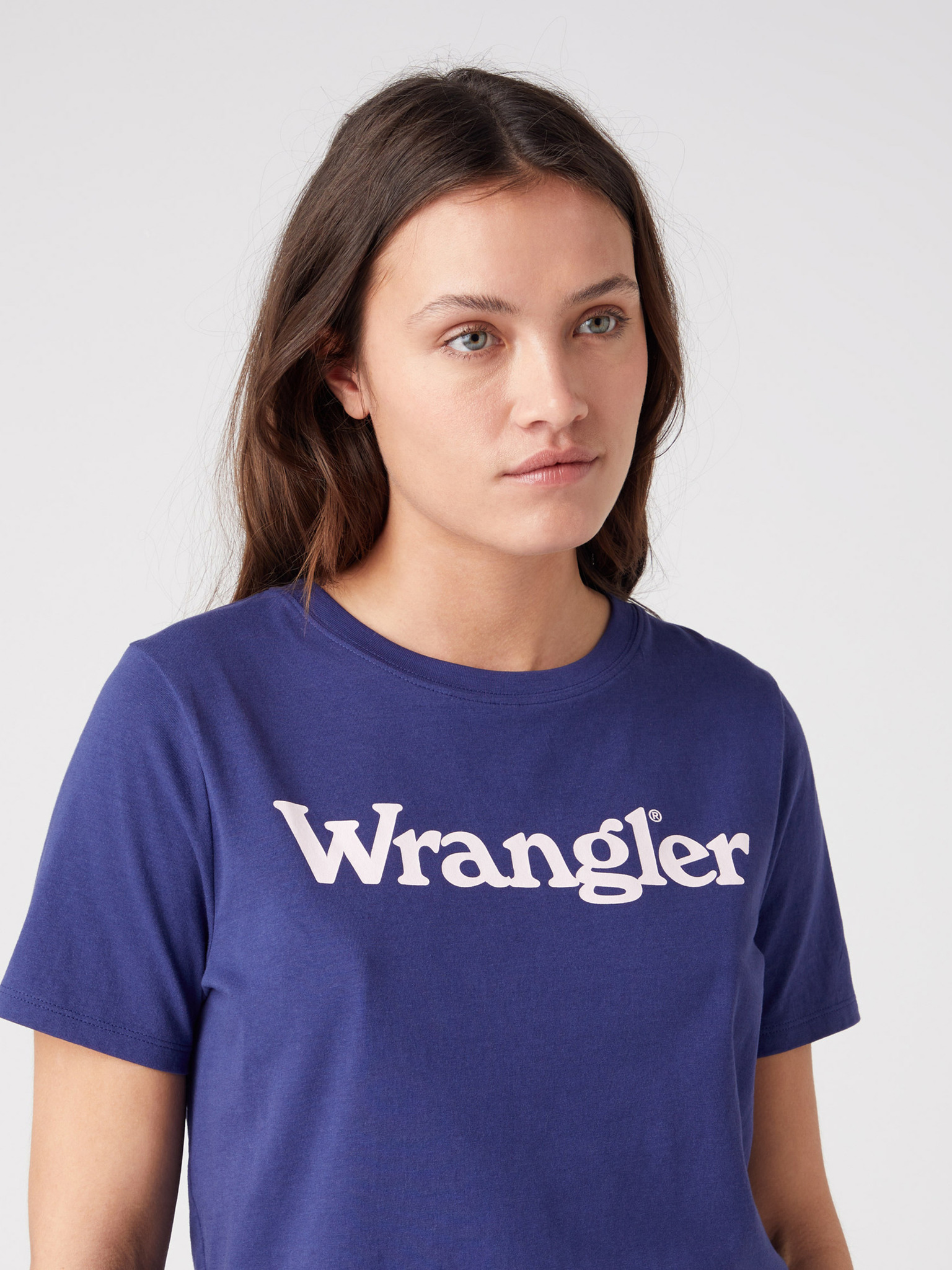 wrangler blue t shirt