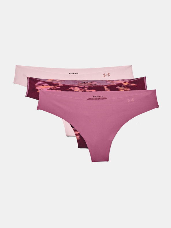 Under Armour PS Thong 3pack Tanga sin Costuras Mujer 