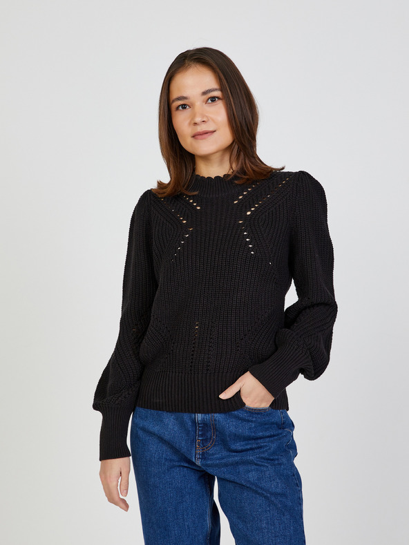 Jacqueline de Yong Pretty Sweater Nero