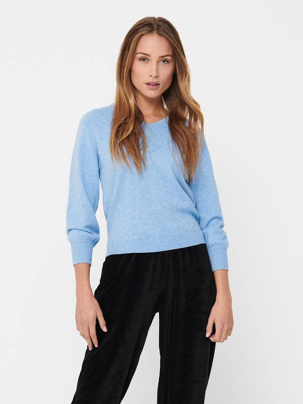 Jacqueline de Yong Shanon Sweater Blu