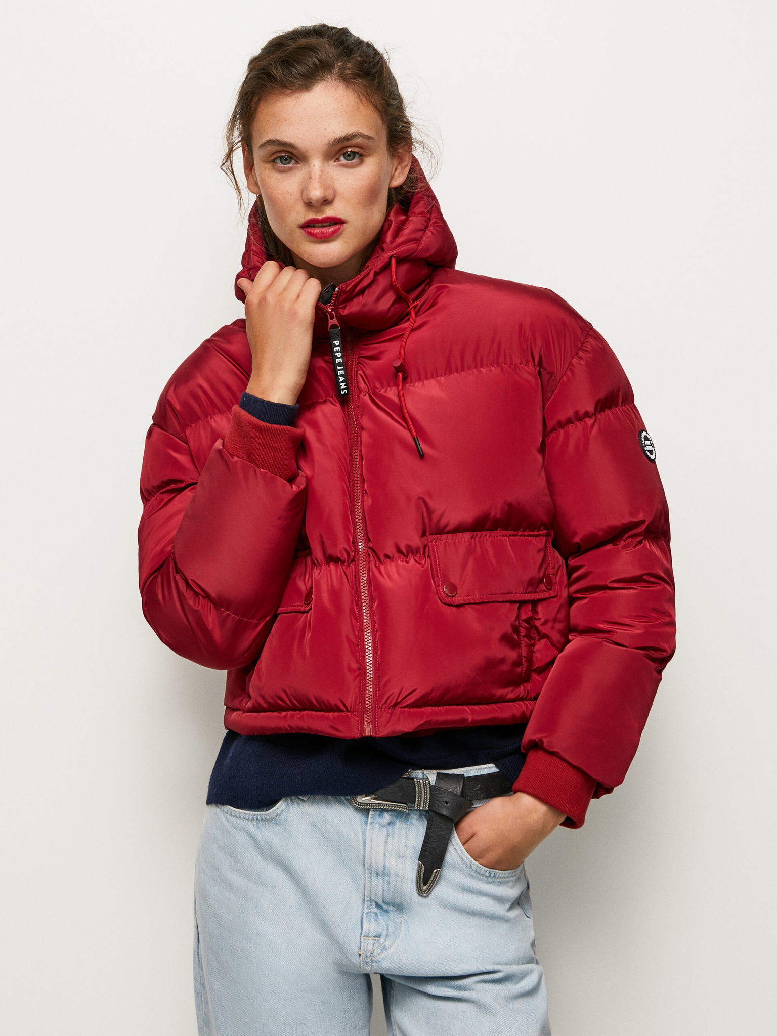 Amandine Zimní bunda Pepe Jeans | Červená | Dámské | M