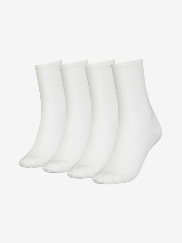 Дрехи > Бельо > Чорапи Calvin Klein Чорапи 4 чифта Byal