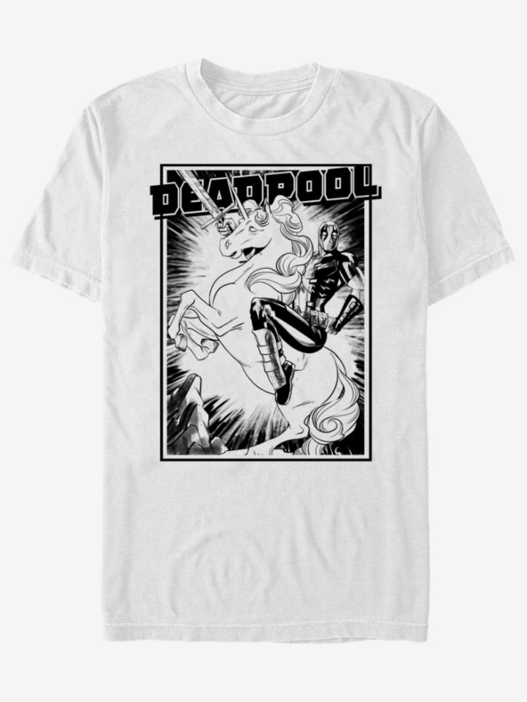 Дрехи > Тениски и потници > Тениски с къси ръкави ZOOT.Fan Marvel Deadpool Fantasy T-shirt Byal