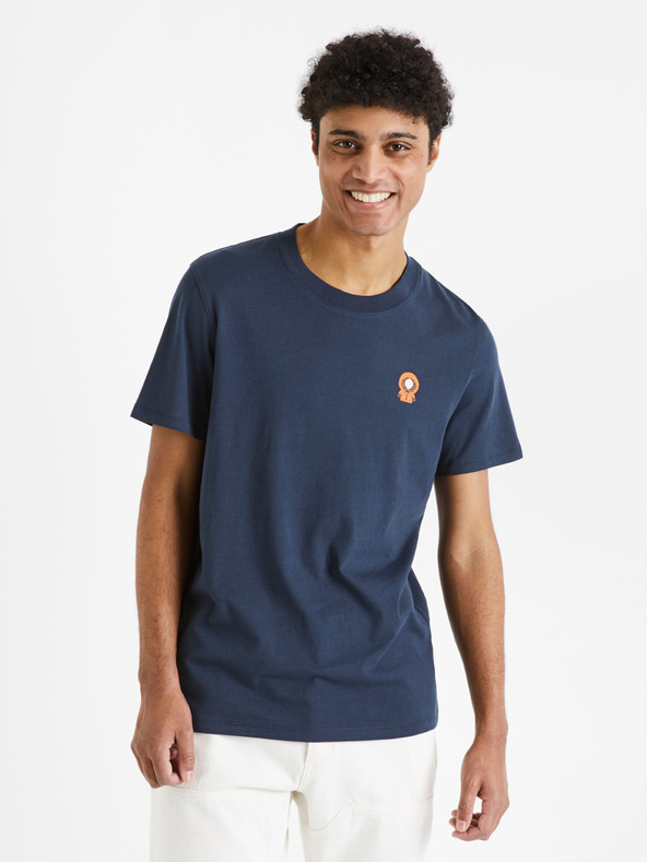 Дрехи > Тениски и потници > Тениски с къси ръкави Celio South Park T-shirt Sin
