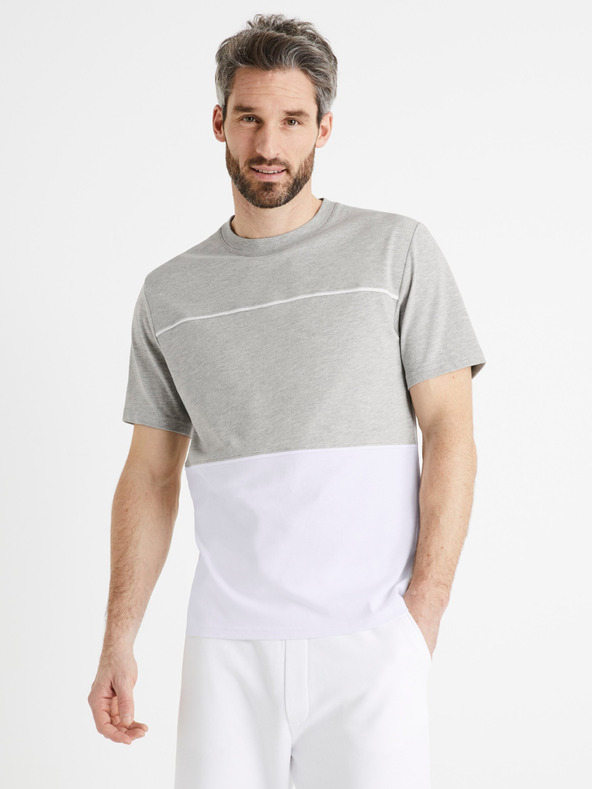 Дрехи > Тениски и потници > Тениски с къси ръкави Celio Demolly T-shirt Siv