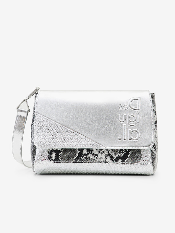 Чанти и раници > Дамски чанти Desigual Delta Silver Copenhague Дамска чанта Srebaren