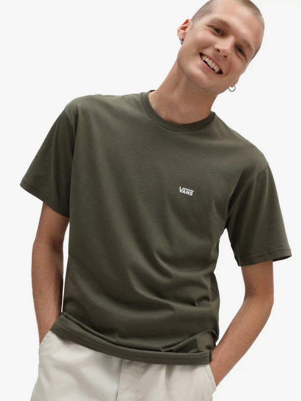 Дрехи > Тениски и потници > Тениски с къси ръкави Vans Left Chest Logo T-shirt Zelen