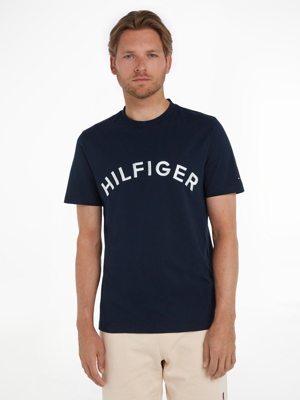 Дрехи > Тениски и потници > Тениски с къси ръкави Tommy Hilfiger Arched T-shirt Sin