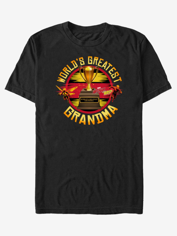 Дрехи > Тениски и потници > Тениски с къси ръкави ZOOT.Fan Marvel World’sGreatest Grandma Ant-Man and The Wasp T-shirt Cheren