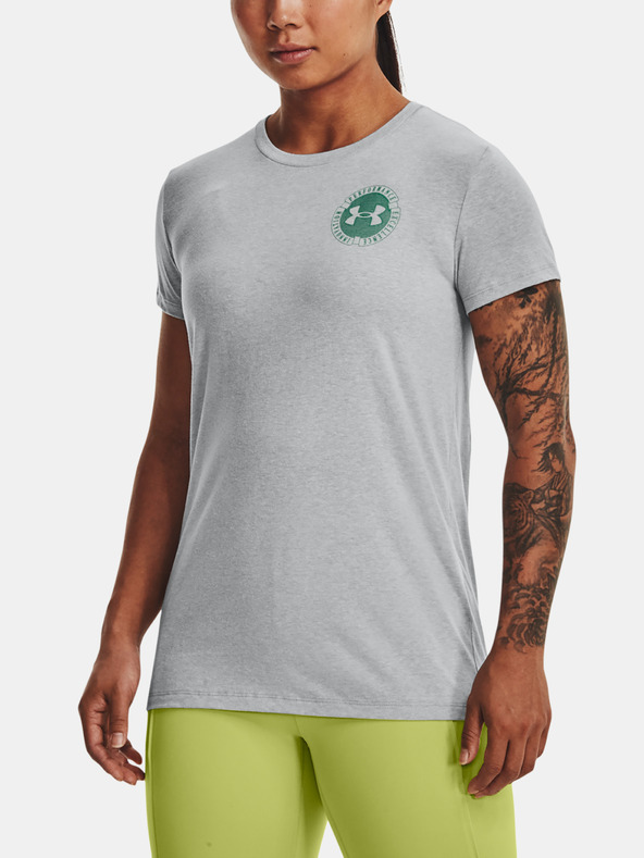 Дрехи > Тениски и топове > Тениски с къси ръкави Under Armour UA Collegiate Varsity SS T-shirt Siv