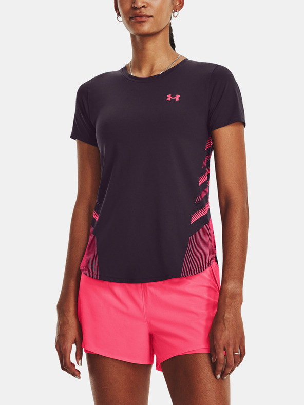 Дрехи > Тениски и топове > Тениски с къси ръкави Under Armour UA Iso-Chill Laser II T-shirt Lilav