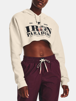 Under Armour UA Project Rock Crop Flce Hdy Mikina