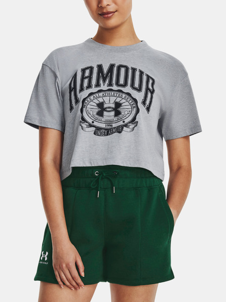 Under Armour UA Collegiate Crest Crop SS Triko