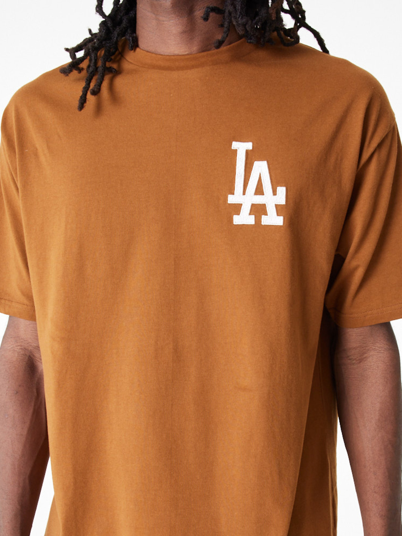 New Era | Men La Dodgers League Essentials Hoodie Brown XL