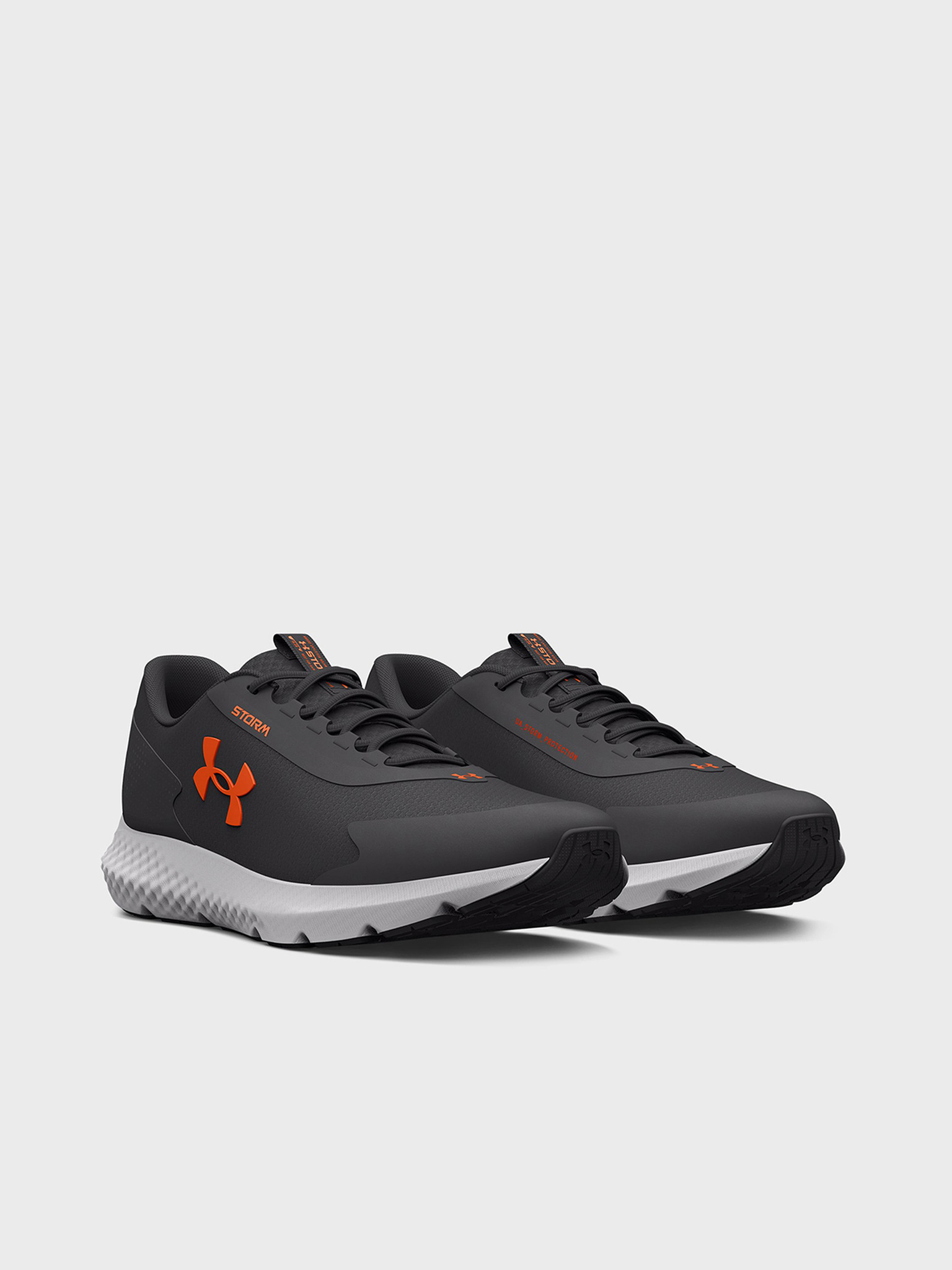 UA Charged Rogue 3 Running Shoes - Black/Orange Under Armour