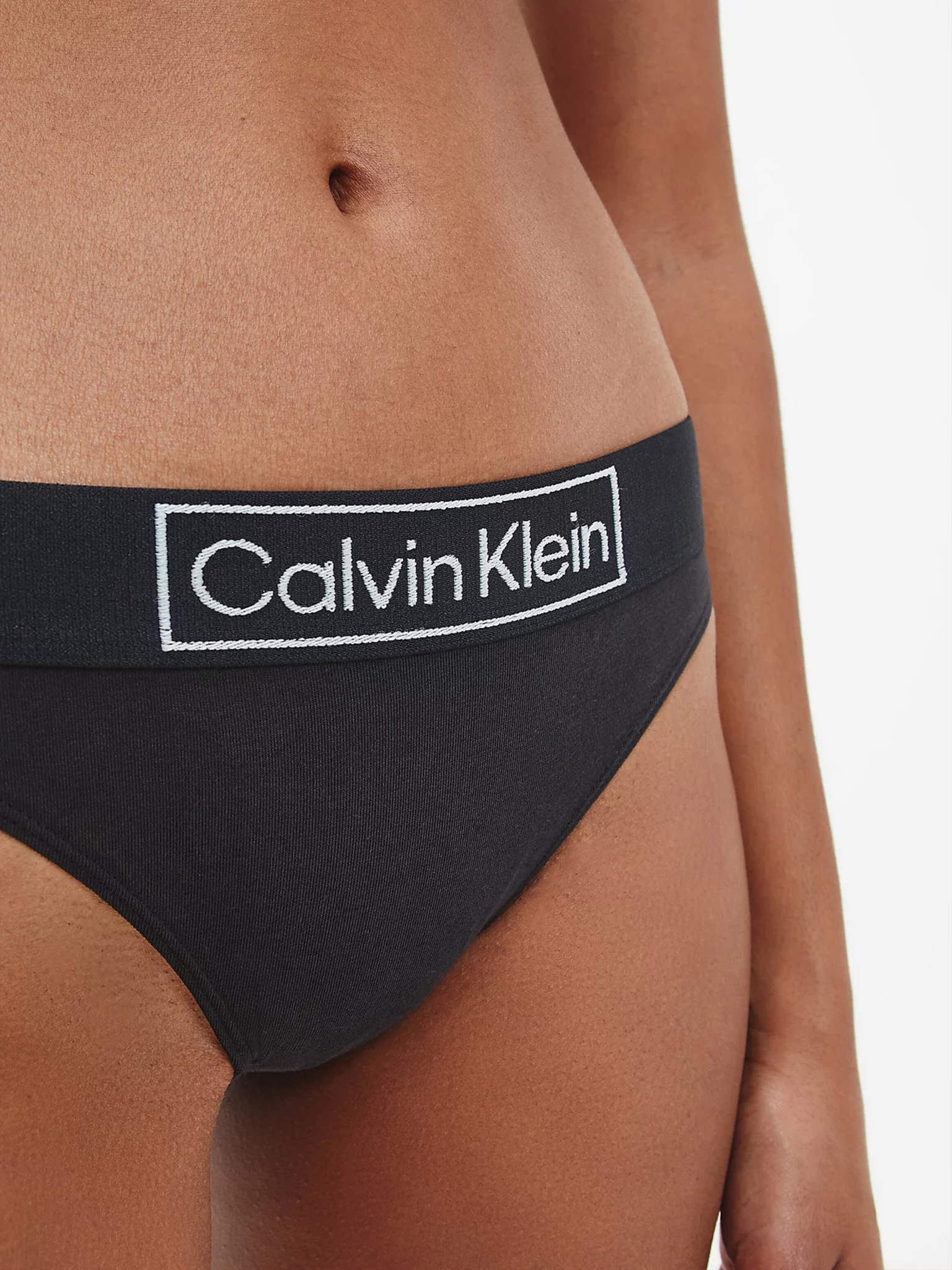 Calvin Klein Underwear BODY HIGH WAIST THONG - Thong - black
