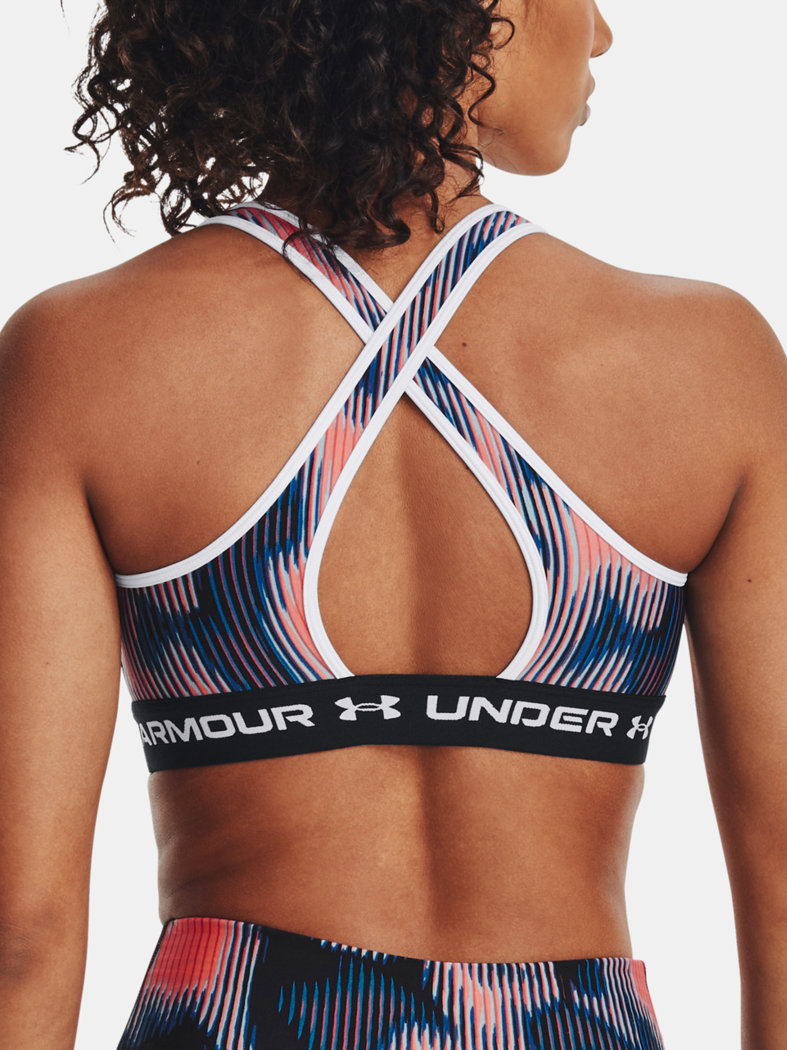 Under Armour - Women's Armour® Mid Crossback Print Sports Bra
