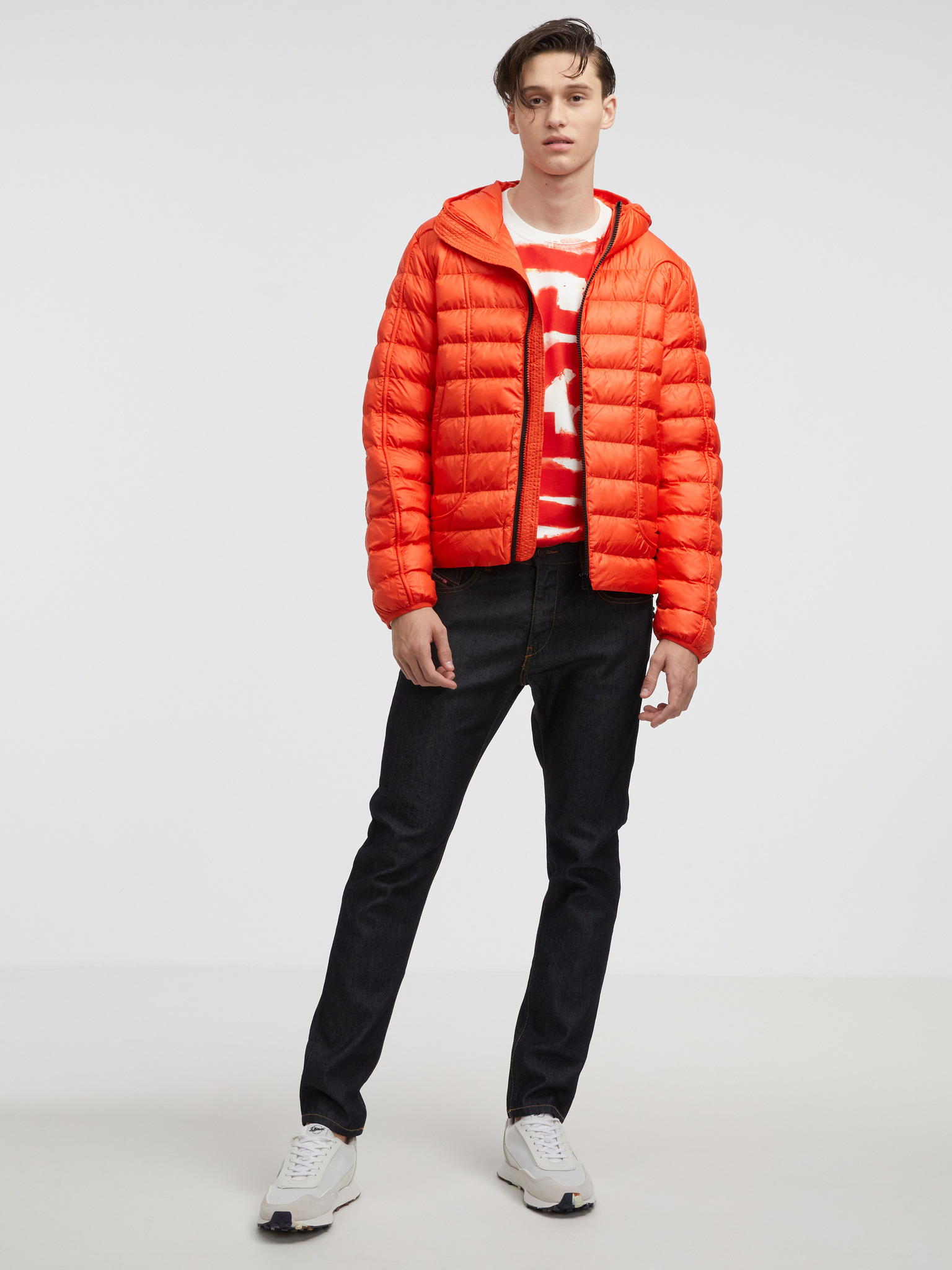 Diesel red outlet jacket