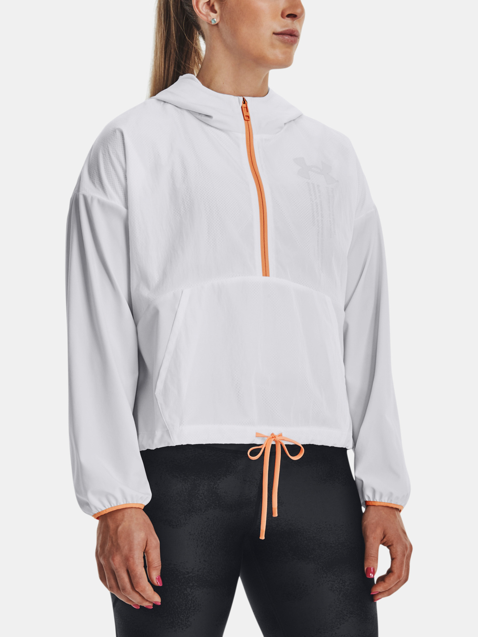 Under armour half hot sale zip windbreaker