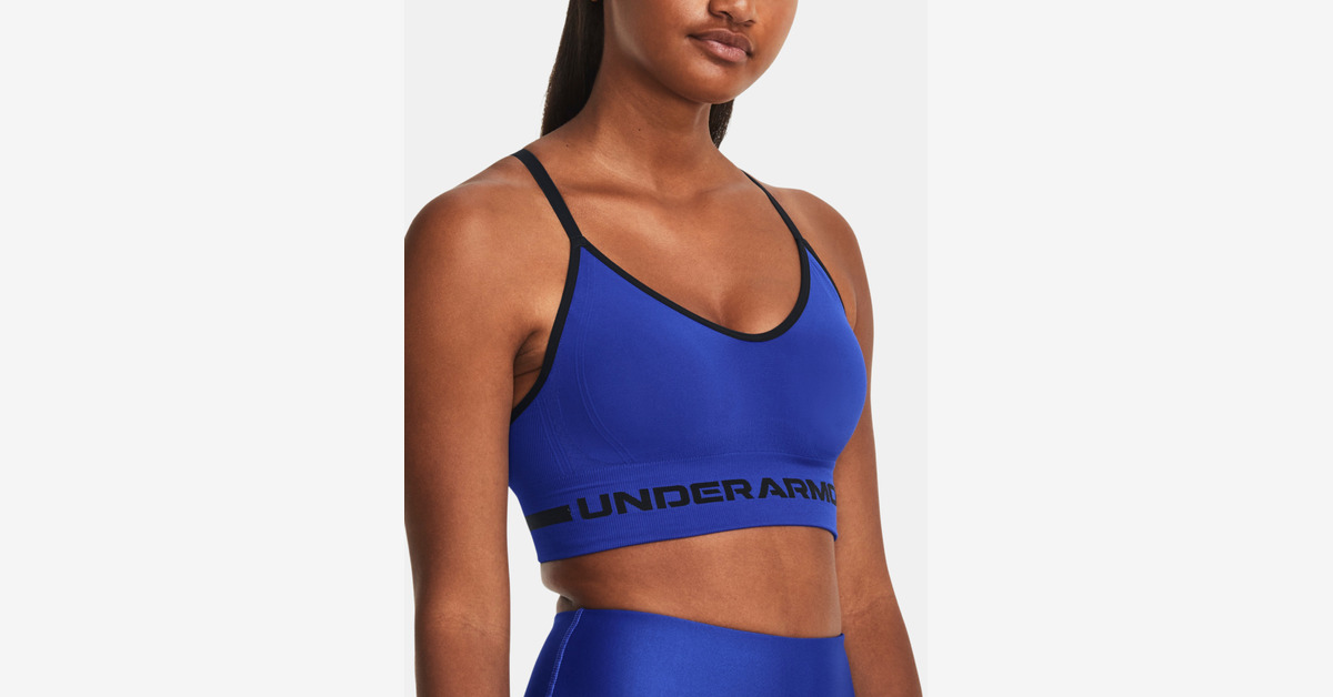 Under Armour Womens Seamless Low Long HTR Bra : : Clothing, Shoes  & Accessories