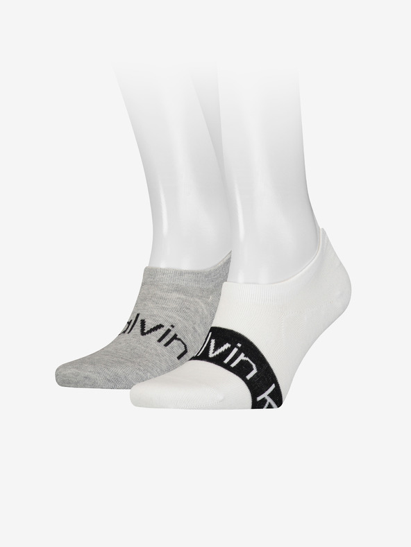 Levně Calvin Klein Underwear	 Ponožky 2 páry Bílá