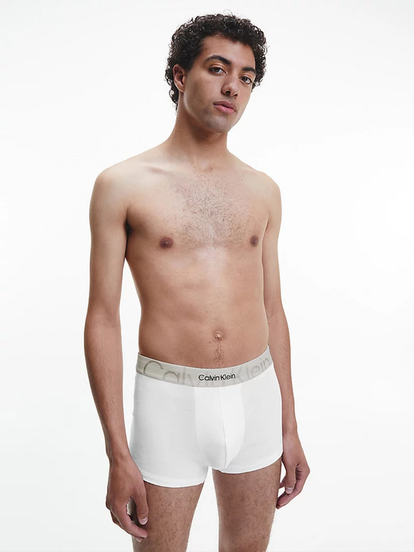 Levně Calvin Klein Underwear	 Embossed Icon Boxerky Bílá