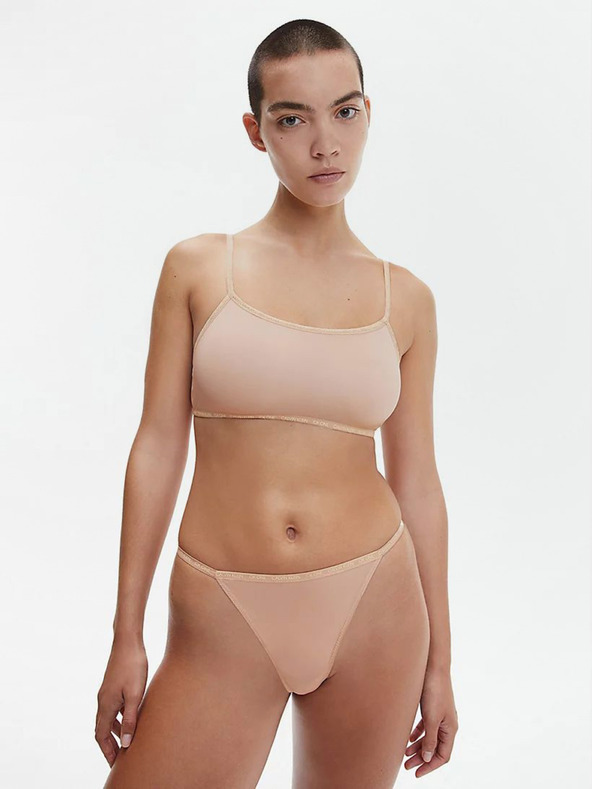 Levně Calvin Klein Underwear	 Podprsenka 2 ks Béžová