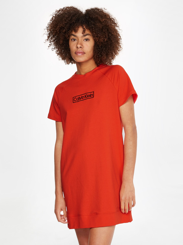 Levně Calvin Klein Underwear	 Noční košile Oranžová