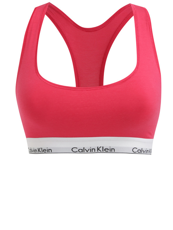 Levně Calvin Klein Underwear	 Sportovní podprsenka Růžová