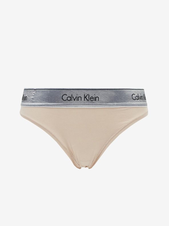 Levně Calvin Klein Underwear	 Kalhotky Béžová