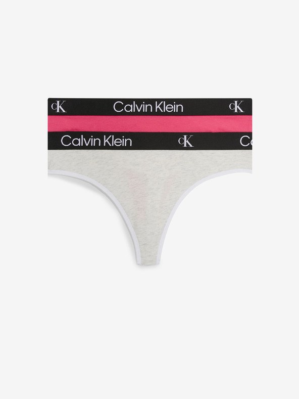 Levně Calvin Klein Underwear	 Kalhotky 2 ks Růžová