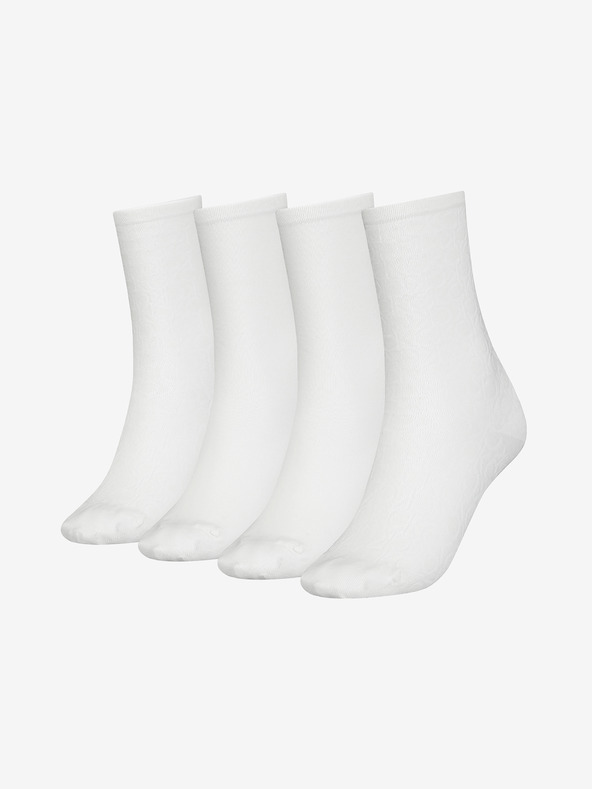 Levně Calvin Klein Underwear	 Ponožky 4 páry Bílá