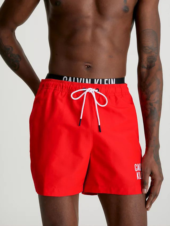 Levně Calvin Klein Underwear	 Plavky Červená