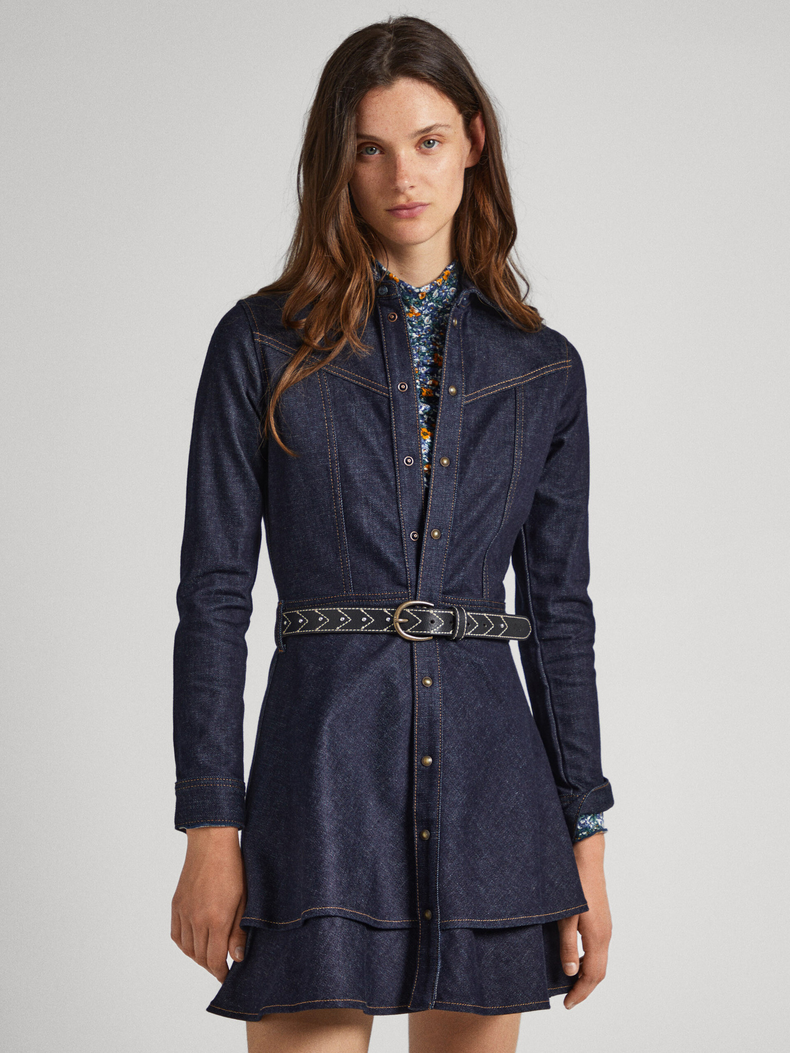 Buy Pepe Jeans Blue A-Line Dress for Women's Online @ Tata CLiQ