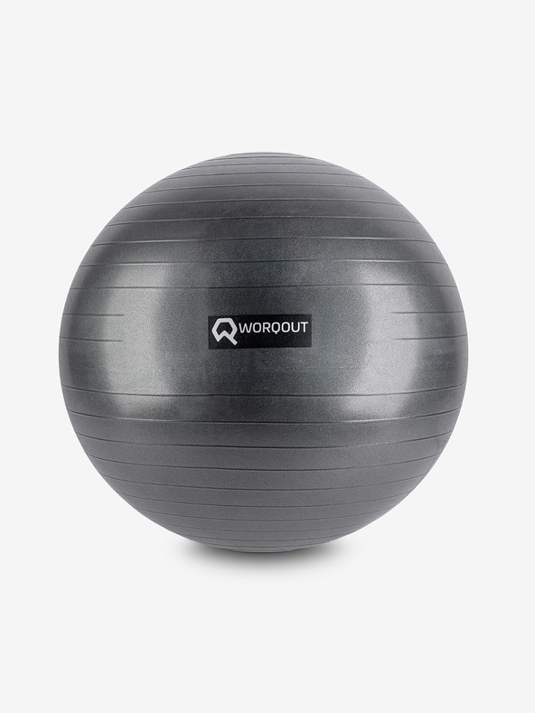 Worqout Gym Ball 75 cm Piłka gimnastyczna Czarny