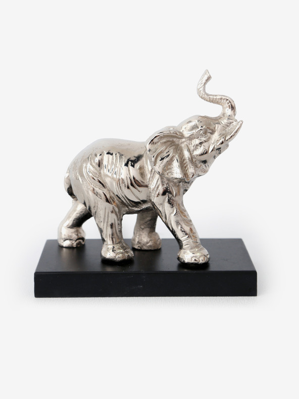 Levně SIFCON Elephant Dekorace Stříbrná