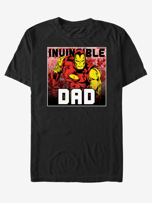 ZOOT.Fan Marvel Invincible Dad Koszulka Czarny