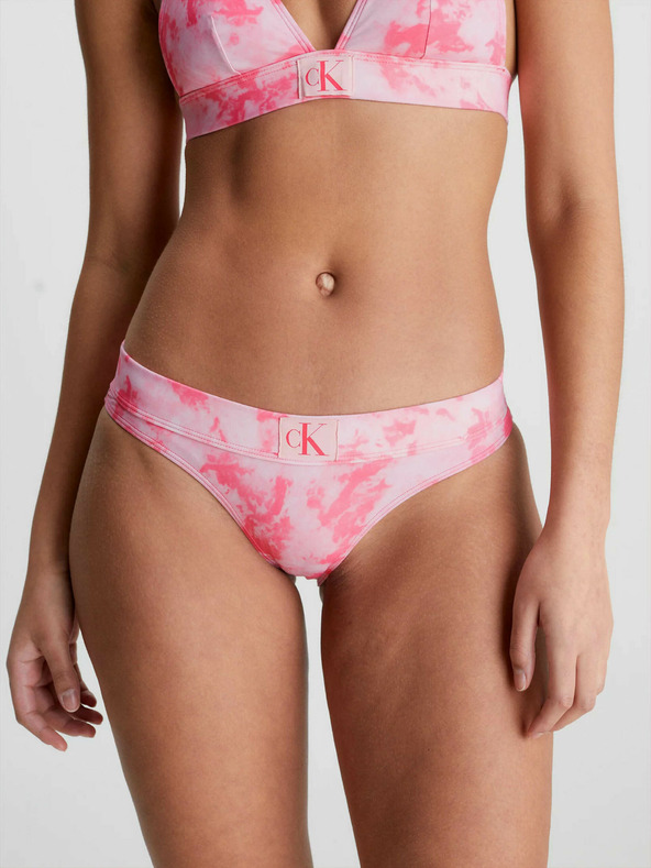 Calvin Klein Underwear	 Authentic Bikini Print Donji dio kupaćeg kostima ružičasta