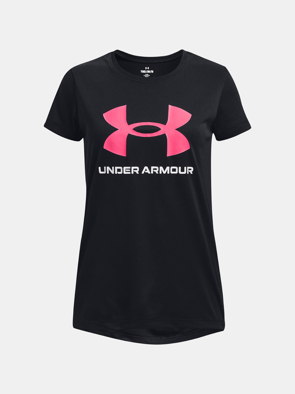 Under Armour UA Tech Print BL SSC Тениска детски Cheren